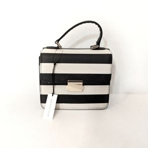 NWT striped crossbody bag